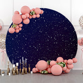 Nacht Himmel Funkelnd Sterne Glücklich Geburtstag Hintergrund